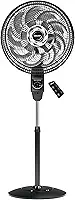 Ventilador de Coluna Mallory Max Control Com Controle Remoto 140W, Silencioso, Com Hélice de15 pás, Grade Especial em Sistema TS, Máxima Vazão e Mínimo Ruído - PR-GR - 220V