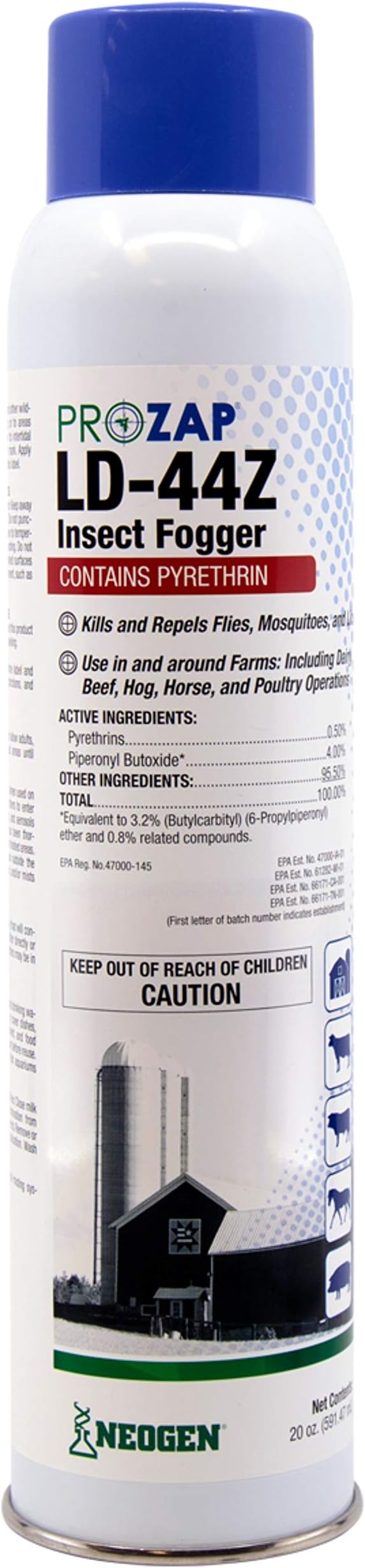 Prozap LD-44Z Insect Fogger 20 oz