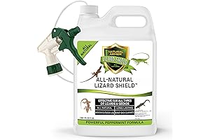Natural Armor Outdoor Lizard Repellent Doesn't Compare to Ineffective Ultrasonic Lizard Control - 128 oz