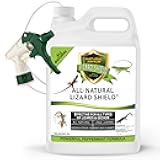 Natural Armor Lizard & Gecko Repellent Spray - Powerful Peppermint Formulation Repels All Types of Lizards & Geckos and Works Better Than Ultrasonic Gimmicks – 128 fl oz - Gallon Ready to Use