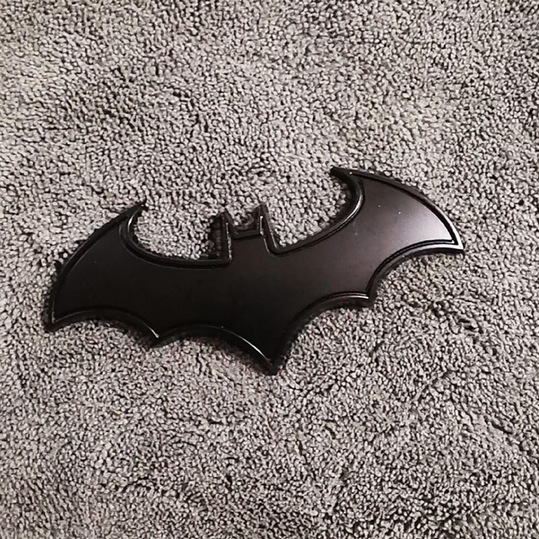 2 Emblèmes 3D Chauve-Souris Batman Acier Inoxydable - Autocollants Voiture Anti-Rayures Métal