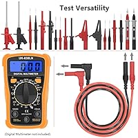 Vista 2 de Juego completo de kits de cables de prueba de multímetro, conectores electrónicos automotrices esenciales, herramientas manuales, probador