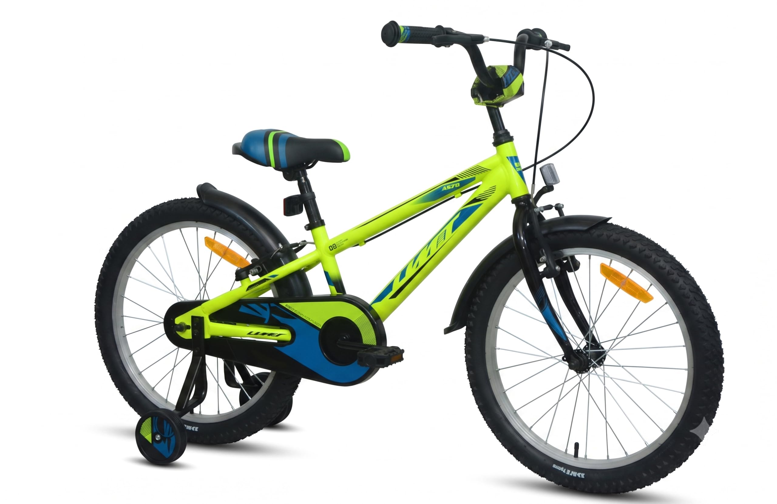 Bicicleta 20 Pulgadas niño | Bicicleta niño 6-9 años + Frenos V-Break + Estabilizadores + Cuadro Acero | Bicicleta 20 Pulgadas Segura