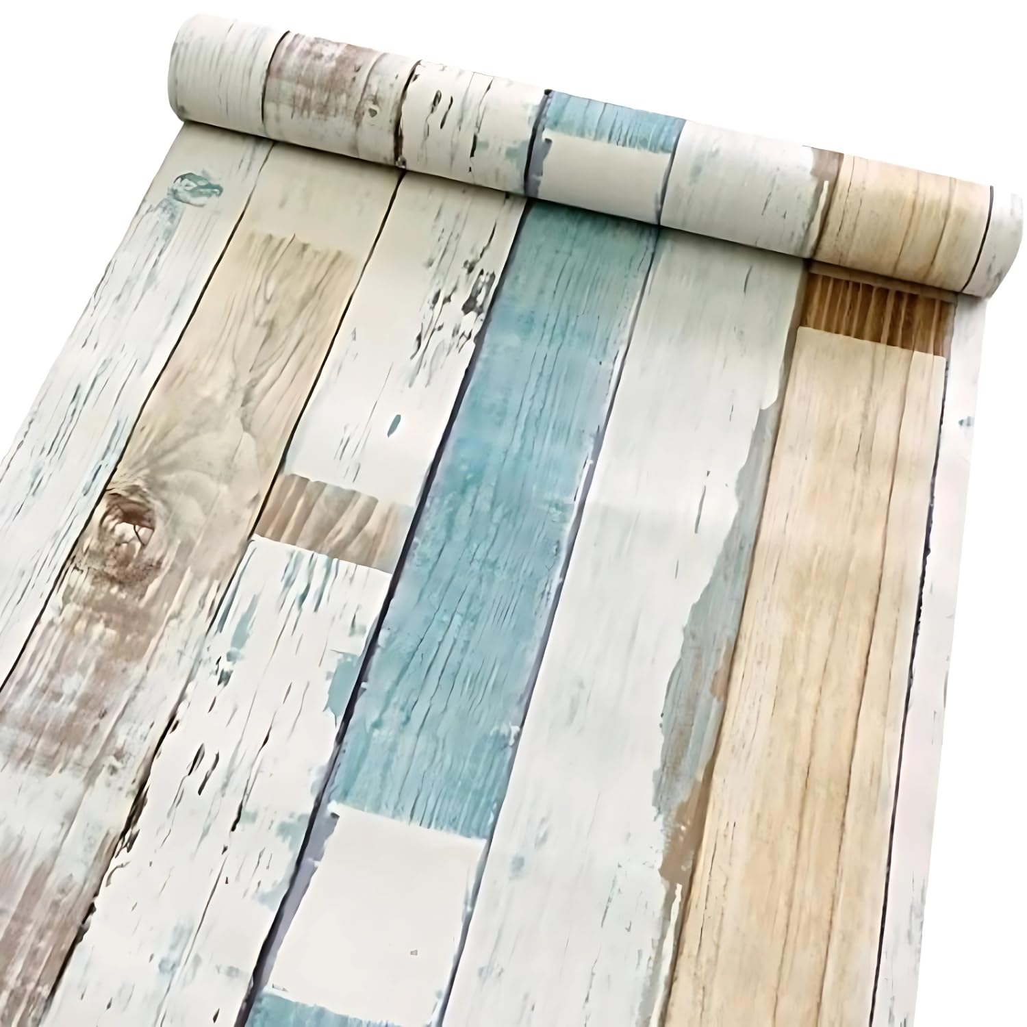 HOMEMATES Self-Adhesive Wallpaper Waterproof Old Furniture Vinyl Stickers Wooden Door Wardrobe Desktop PVC Wall Papers 45 X 304 CM- (Wooden Plank-1) (B09C4F61BJ) Amazon Price History, Amazon Price Tracker
