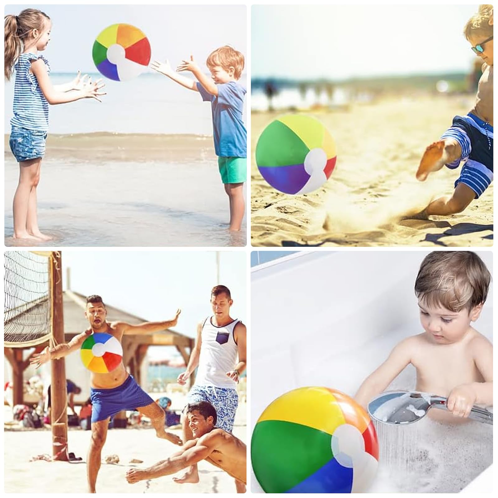 Ballons Eau Piscine Géants TSHAOUN 3 Ballons De Plage Gonflables Géants – Ballons Eau Piscine Plage Été Multicolores Pour Enfants Adultes (Lot De 3 Ballons Eau Piscine Géants TSHAOUN 3 Ballons De Plage Gonflables Géants – Ballons Eau Piscine Plage Été Multicolores Pour Enfants Adultes (Lot De 3