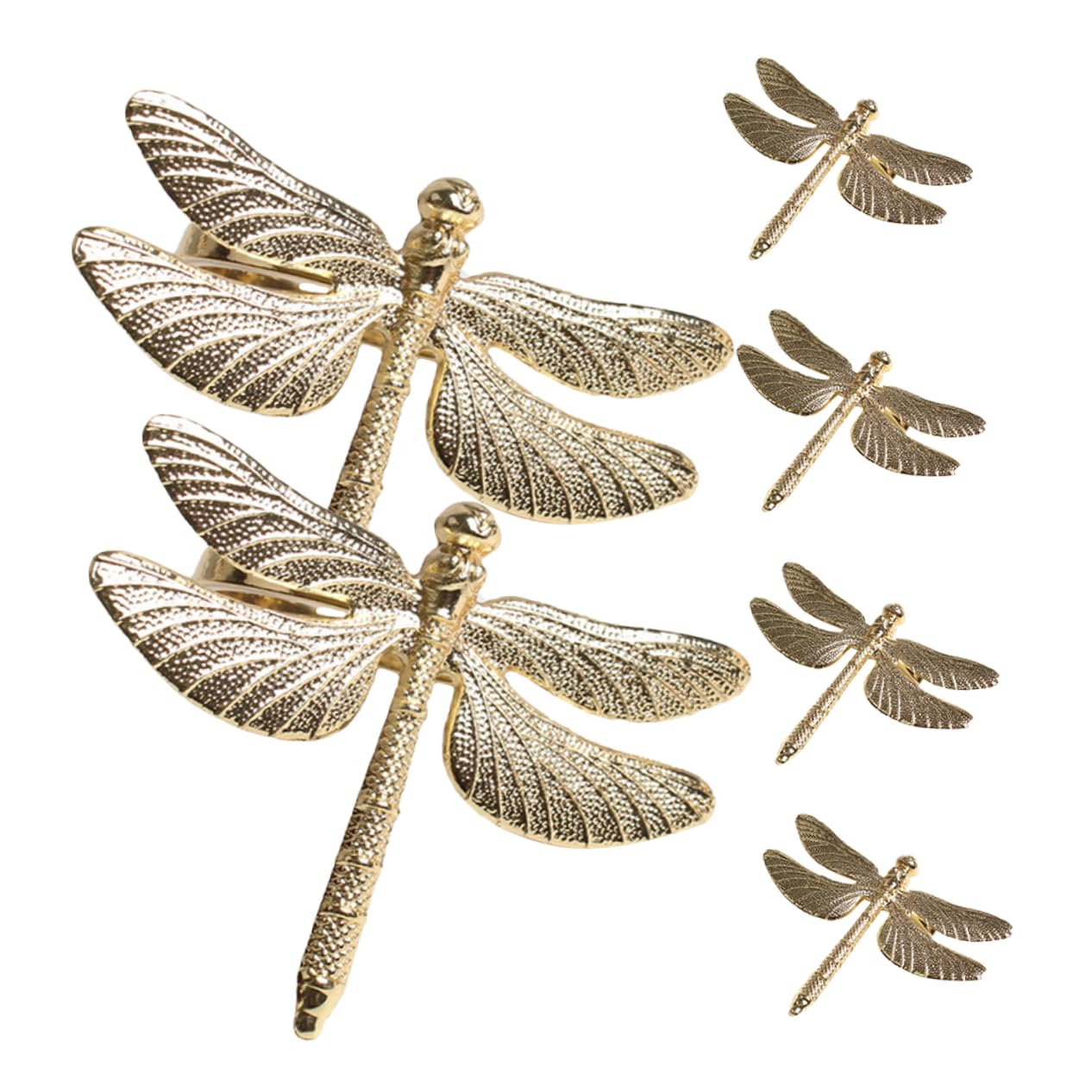 Ciieeo 12stücke Teiliges Dragonfly Serviettenringe Aus Elegante Tischdekoration Für Hochzeiten Feste Und Familienfeiern Robuste Serviettenhalter Für Restaurants Und Zuhause