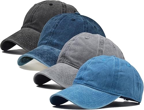 Sombreros de béisbol para hombre y mujer, estilo vintage, lavados, desgastados, gorra de béisbol para papá, sombrero de golf para hombres y mujeres