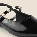 Metro Women's Black Chic atent Leather Slingback Shoes UK/3 EU/36(31-1099) gallery image