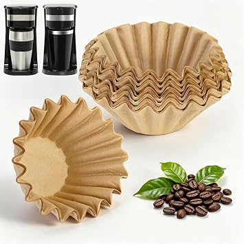 200 Pcs Coffee Filters for Elite Gourmet EHC111A and Mixpresso DCM-B-TM