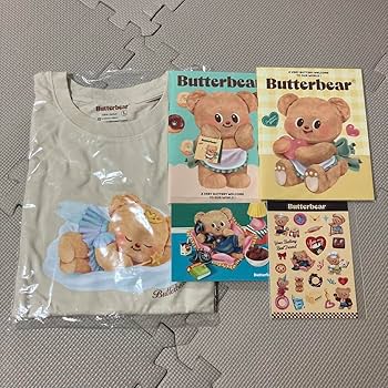 Amazon.co.jp: Butterbear Butter Bear 5 Piece Set, Thailand