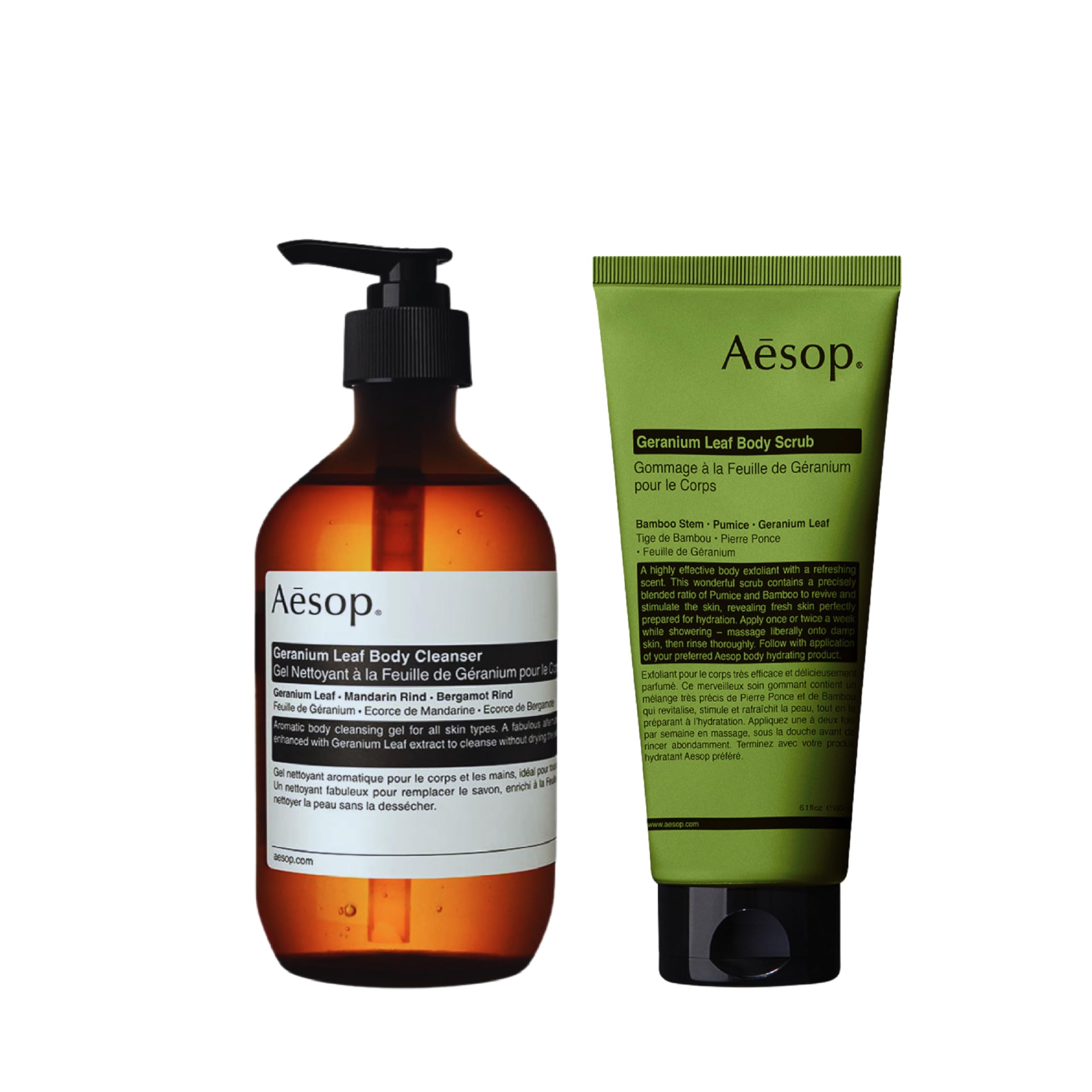 Amazon.com : Aesop Geranium Leaf Body Cleanser + Scrub | 16.9 oz +