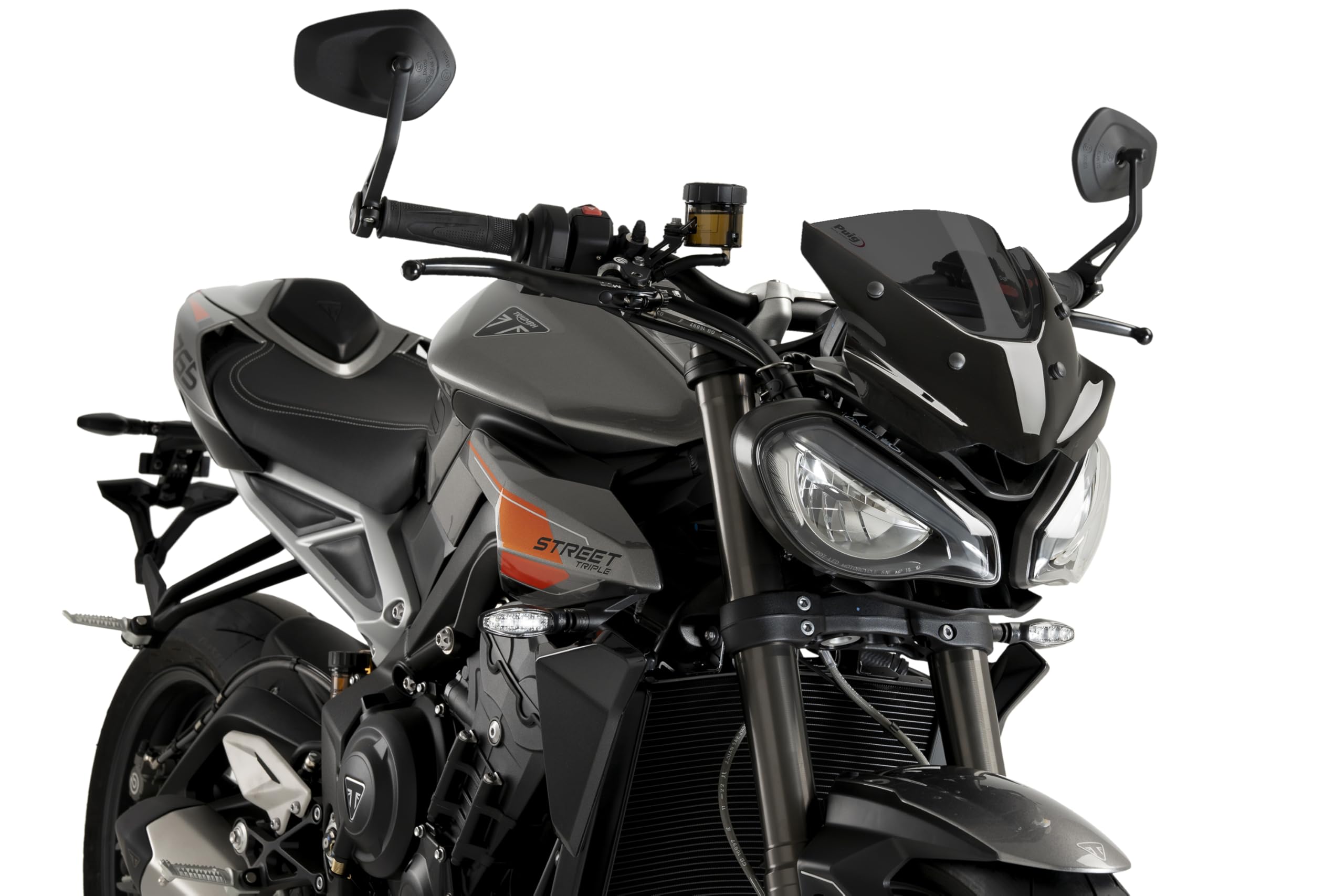 Puig Sport Screen | Dark Smoke | Triumph Street Triple 765 R/RS 2023>Current
