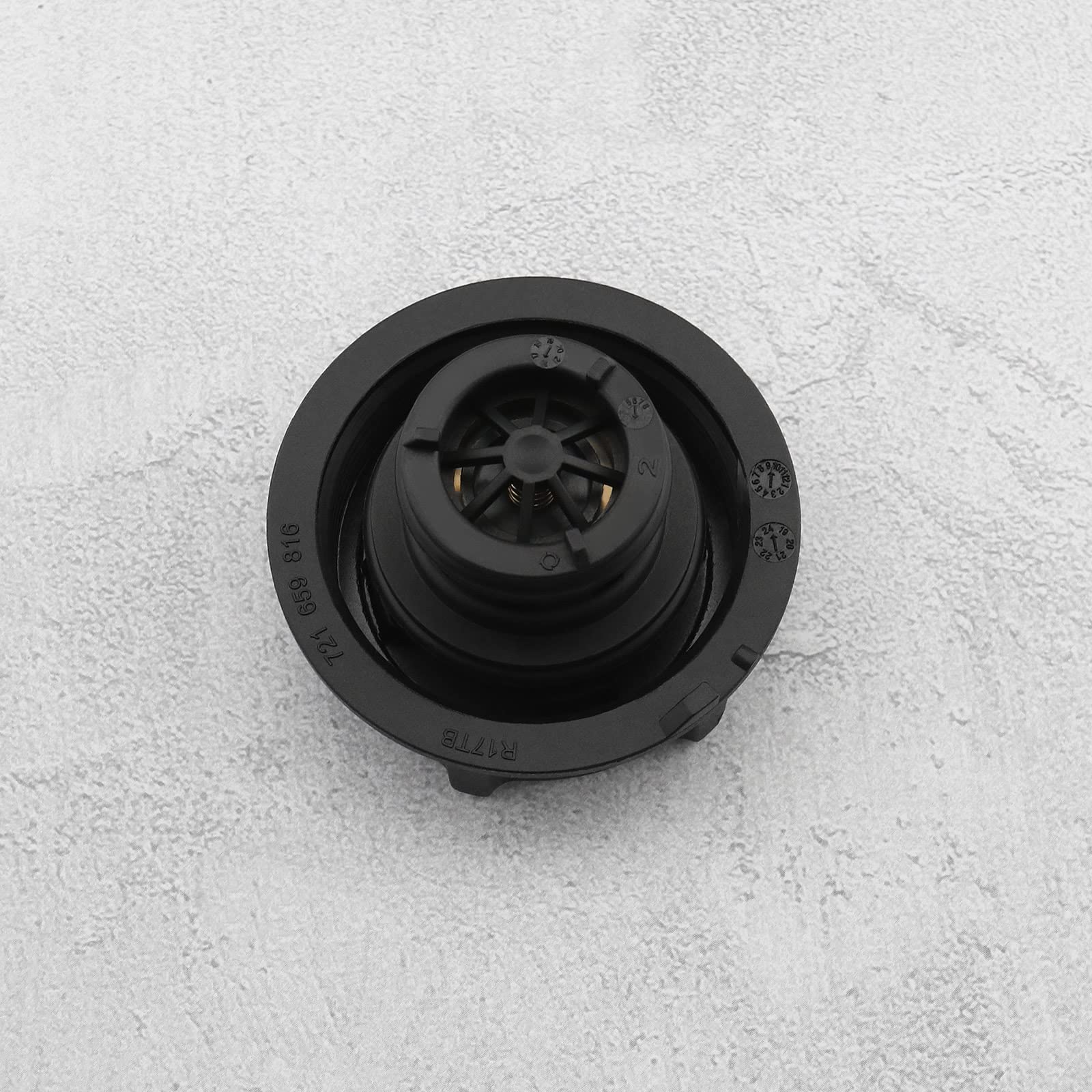 ECSiNG Tappo serbatoio acqua espansione radiatore DG938101AA 1301104 1224233 3M5H-8100-AD LF5015205A 30680002 compatibile con Ford Fiesta MK6 MK7 plastica