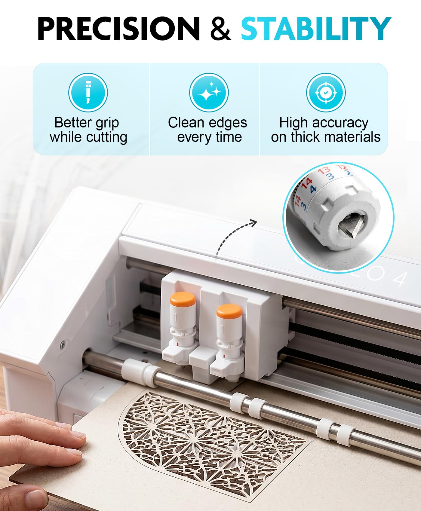 Amazon.com: Silhouette Cameo 4, Portrait 3, Kraft Blade - 2MM