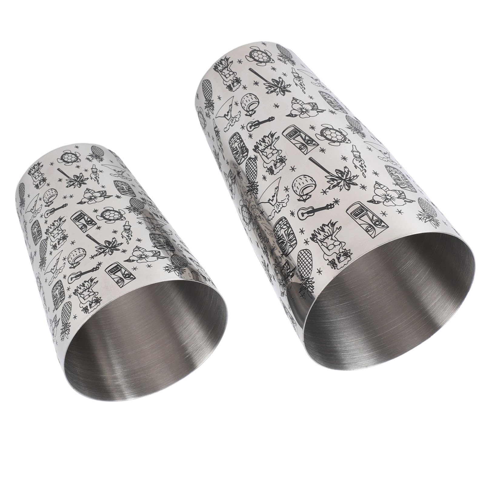 Set shaker per cocktail Boston Bar Shaker in acciaio inossidabile 304 di grande capacità, a prova di perdite e di lunga durata