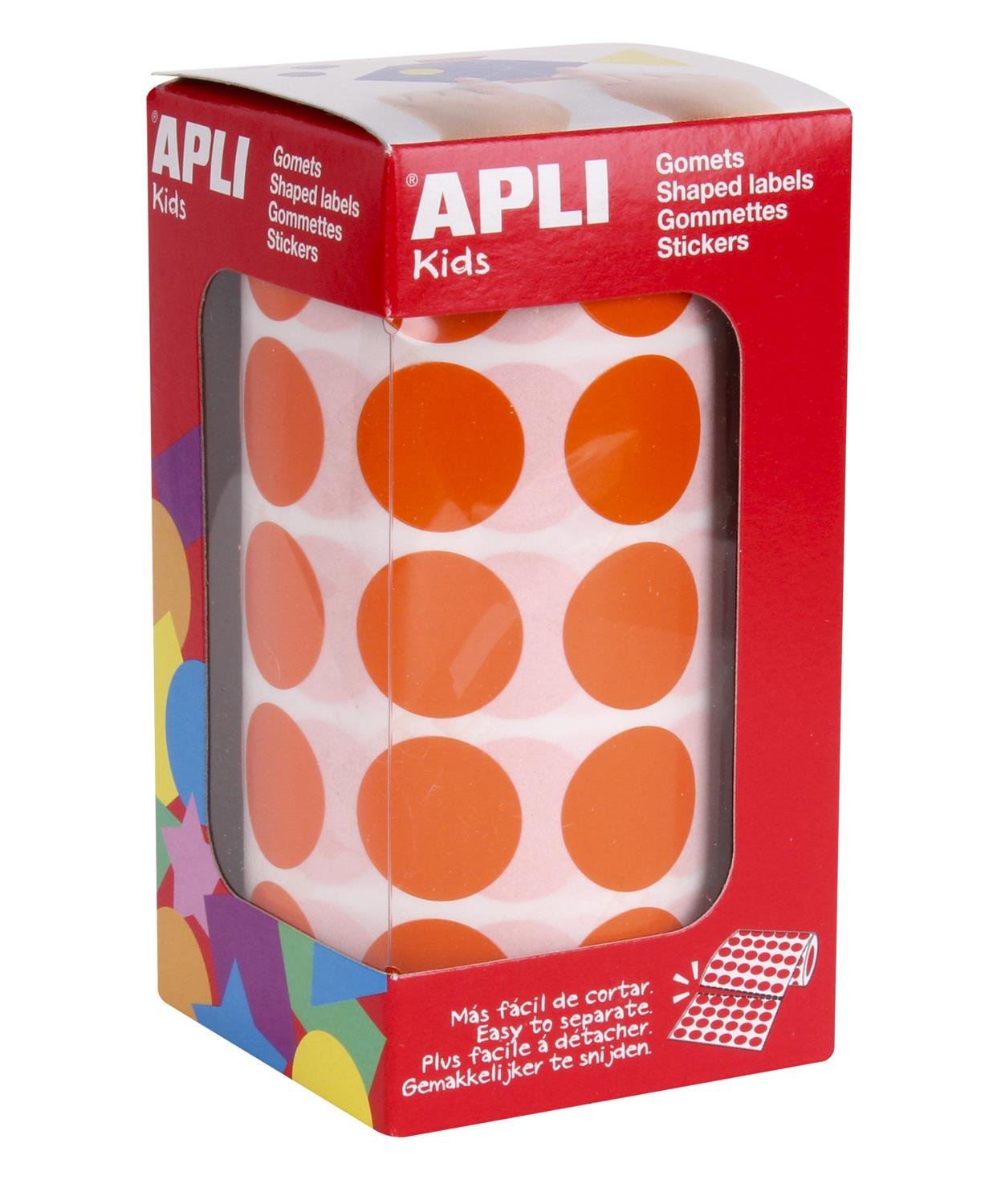 APLI Kids Gomets Roll Round Ø 20 mm Orange