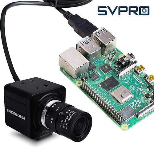 Miniatura 5 de SVPRO USB 1080P 60fps de alta velocidad 260fps@360P, 120fps@720P cámara de video industrial con lente de zoom de 0.110-0.472 in, cámara de enfoque