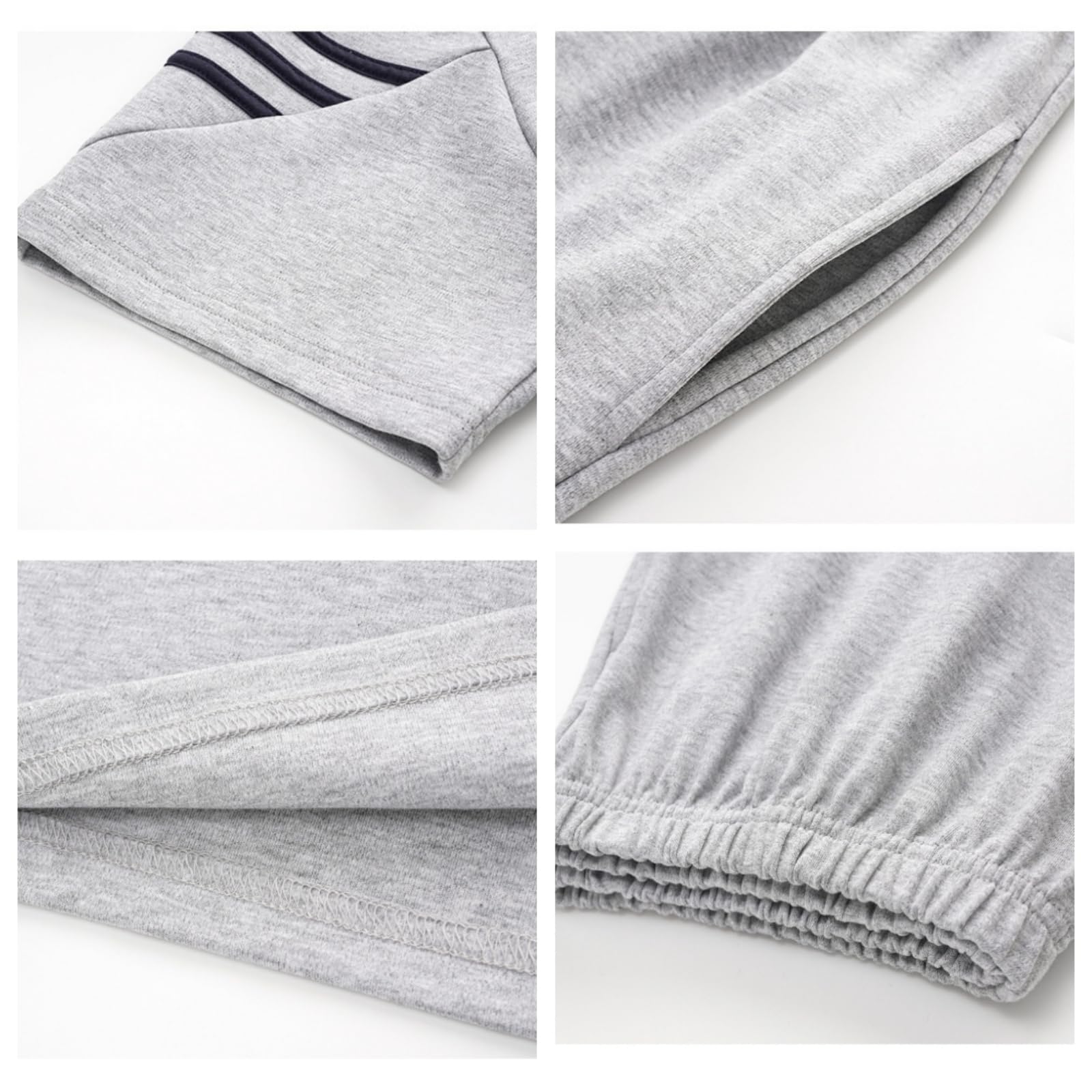 Pigiama Uomo Estivo Pantini di Cotone per Corto da Pajamas in Tre Pezzi Pantaloncini A Maniche Corte Sottili Grandi Dimensioni Casual Sciolte Dimensioni-Blu Blu-XL