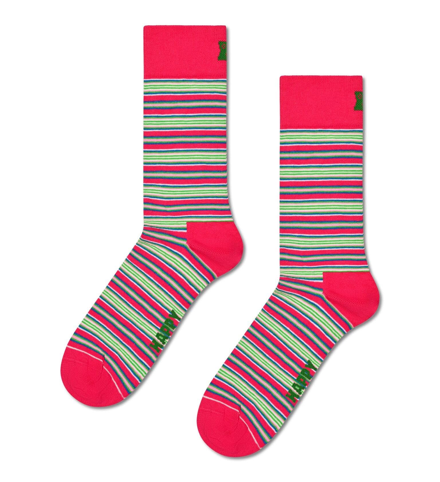 Happy Socks Skarpety Seven Days Socks Zestaw 7 par zielonych Rozmiar 41-46