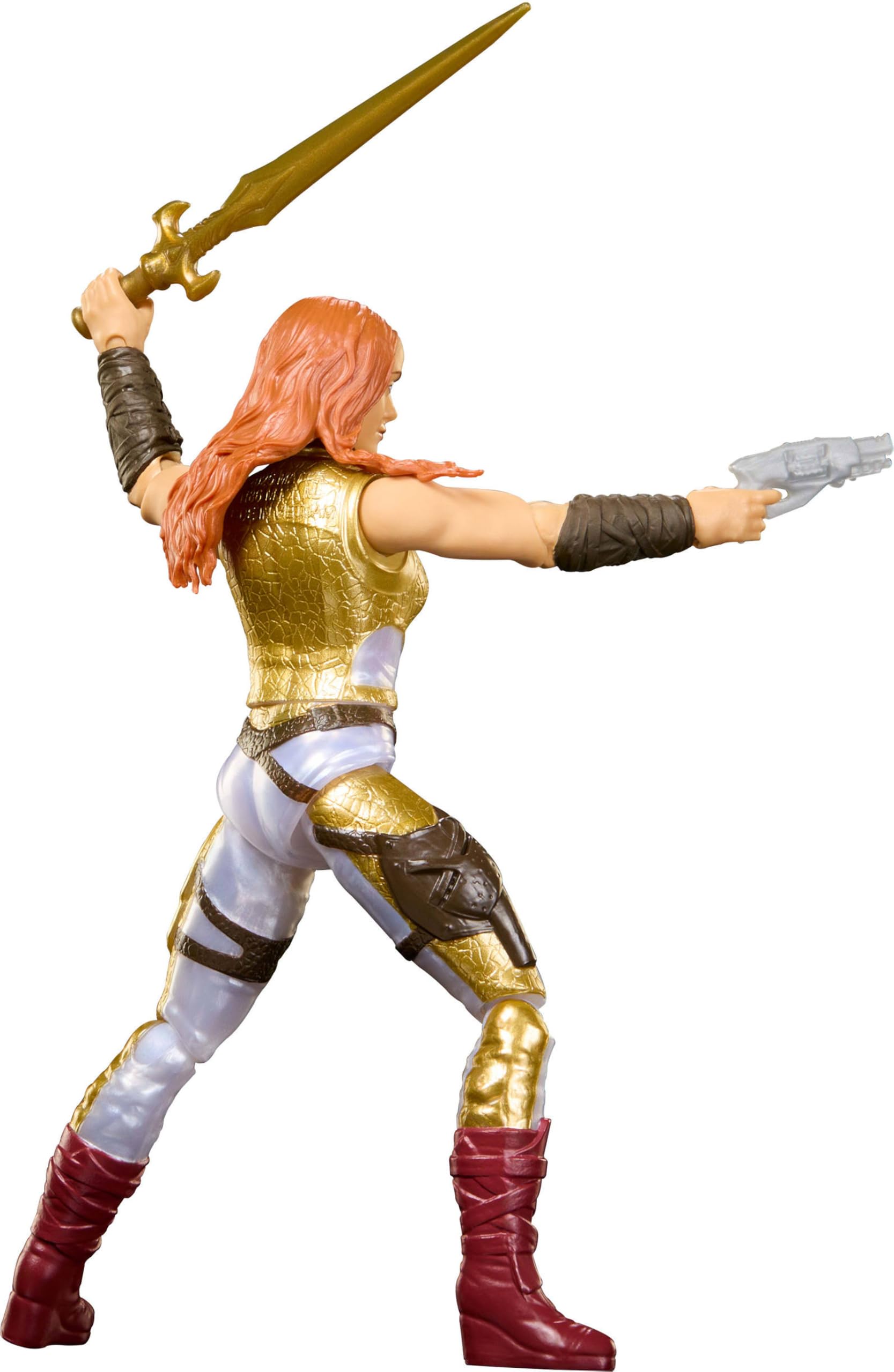 Masters of the Universe Film 2026 Teela Figurka 14 cm | Zabawka MOTU, 14 ruchomych punktów, wygląd filmowy, Teela, miecz, JKH90