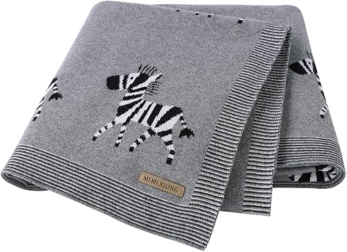 mimixiong Manta de algodón para bebé, género, neutro, para guardería, para la ducha, regalo de registro para bebés, niños y niñas