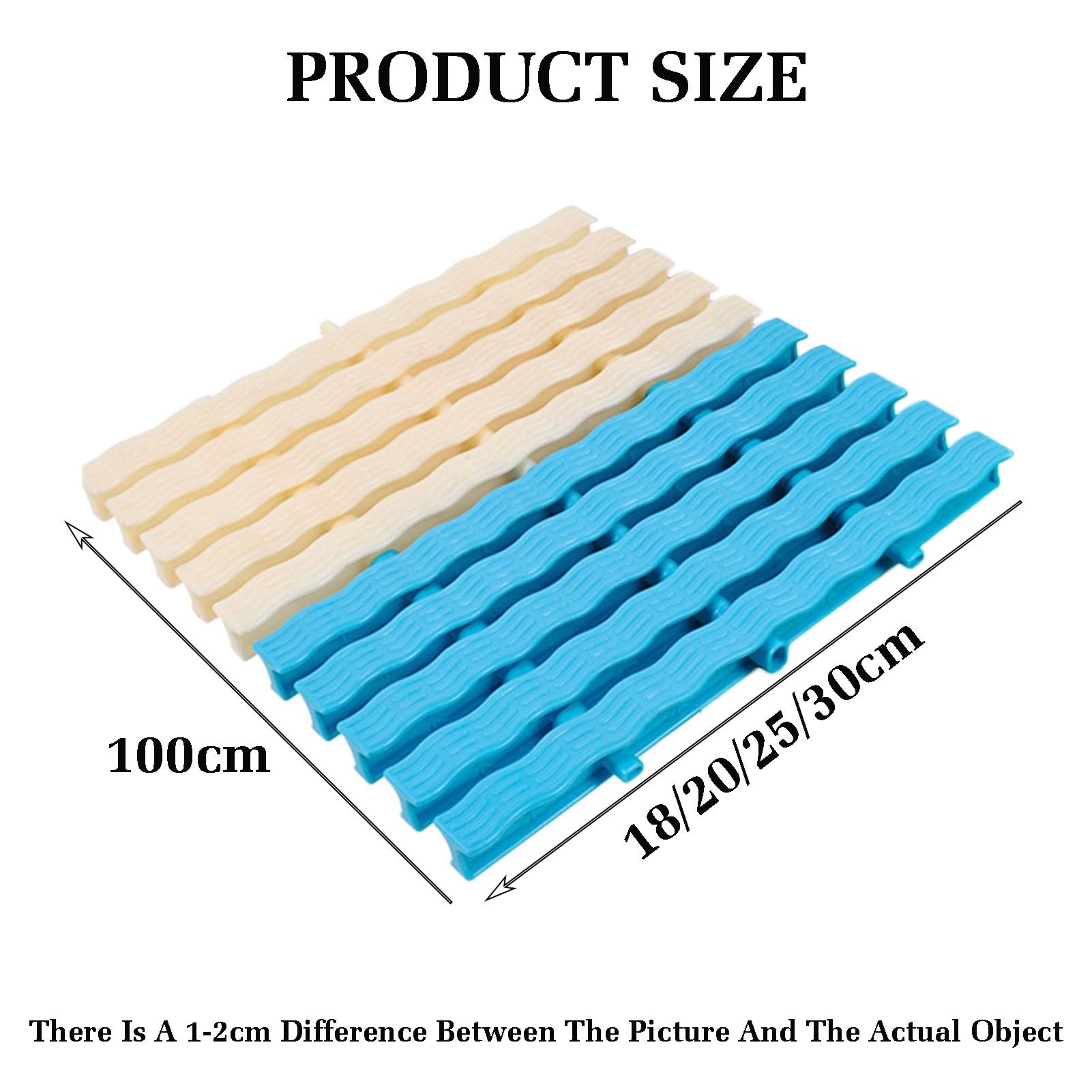 Rejillas para Piscinas, Juego de 6 Rejillas de Drenaje de plástico ABS Duradero para Piscinas, Cubiertas de desbordamiento de 30x100 cm para Drenaje de Agua de baño y Piscina, Sistema de rej
