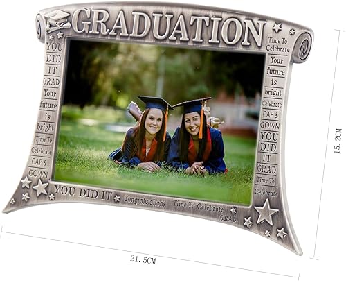Miniatura 2 de LASODY Marco de fotos de graduación, decoraciones de graduación 2024, regalos de graduación, marco de fotos de grado (4 x 6, arco)