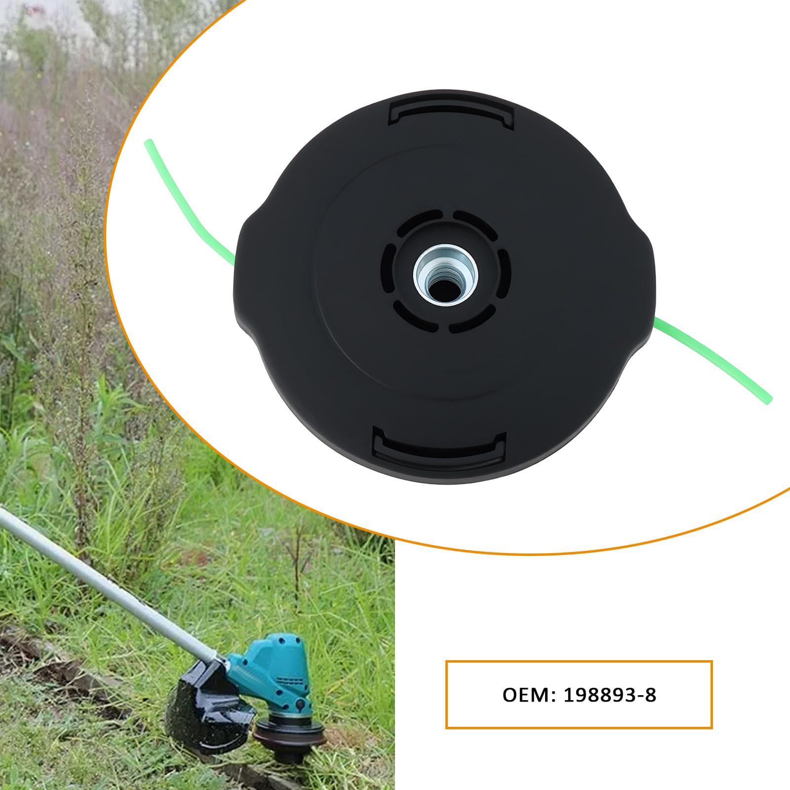 Tête De Tondeuse Makita 197993-1 Tap&Go 2,4 Mm - Originale Pour Débroussailleuse