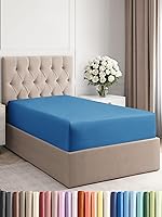 Vista 474 de King Fitted Bed Sheet - Bottom Single Fitted Sheet Only - Ultra-Soft Hotel Luxury Bedding w/ 8-16 Inch Deep Pockets - Breathable, Cooling & Wrinkle