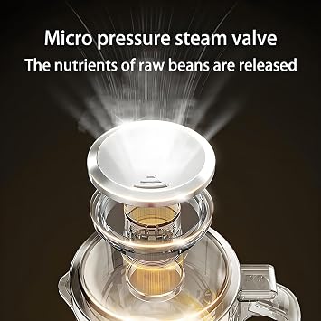 8-in-1 Nut Milk Maker Machine, 40oz Automatic Stainless Steel Milk Maker with 12-blade Cutter, 24h Timer & Keep Warm, LED Display, No Straining Automatic Food Processor