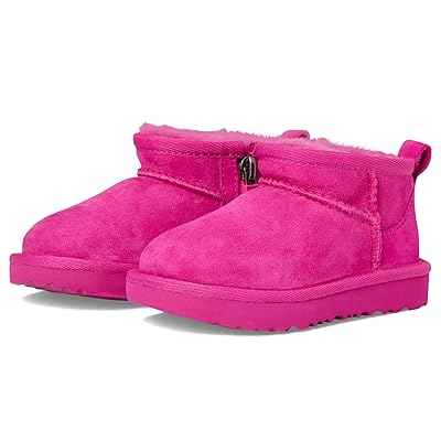 UGG Kids Classic Ultra Mini (Toddler/Little Kid) Kids Shoes Dark Peony