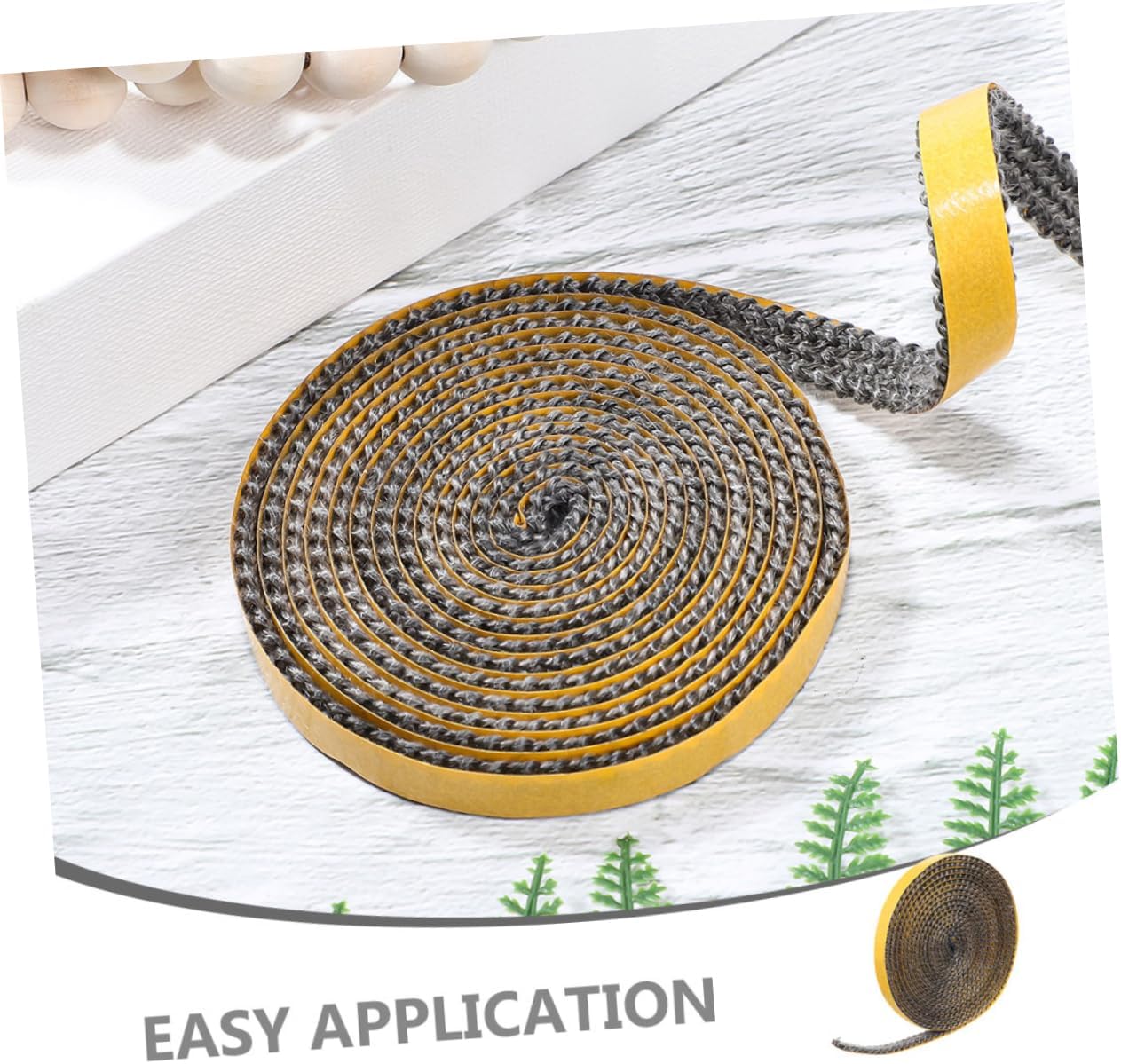 PRETYZOOM Sticky Stove Rope Sealant Strip Fire Seal Liner Wood Stove Gasket Rope Wood Door Boiler Door Gasket