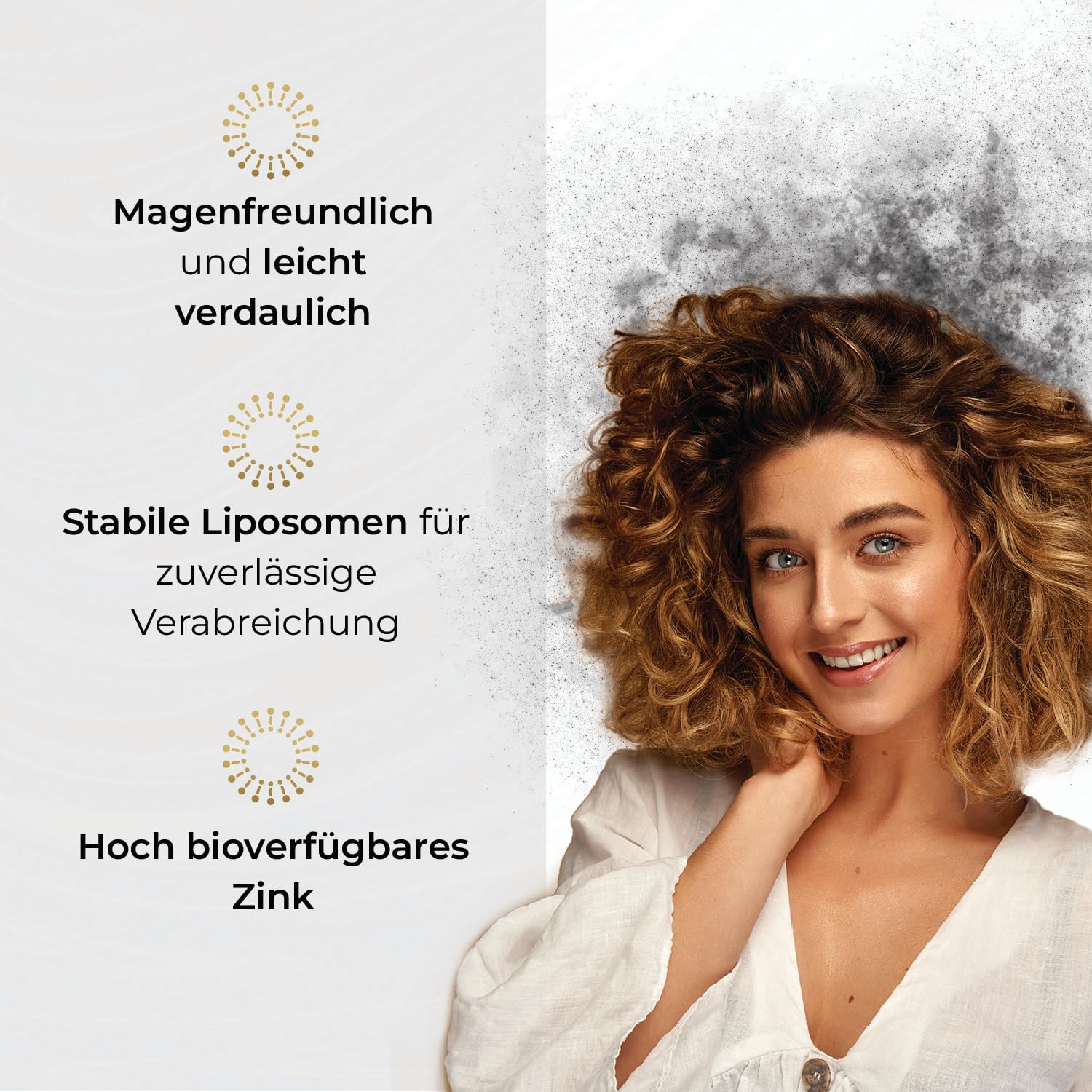Zink Kapseln Hochdosiert 20 mg - Liposomales Zink mit Hoher Bioverfügbarkeit - Für Haut Haare Nägel & Immunsystem - Vegan - 90 Kapseln 3er-Pack - GMP Qualität