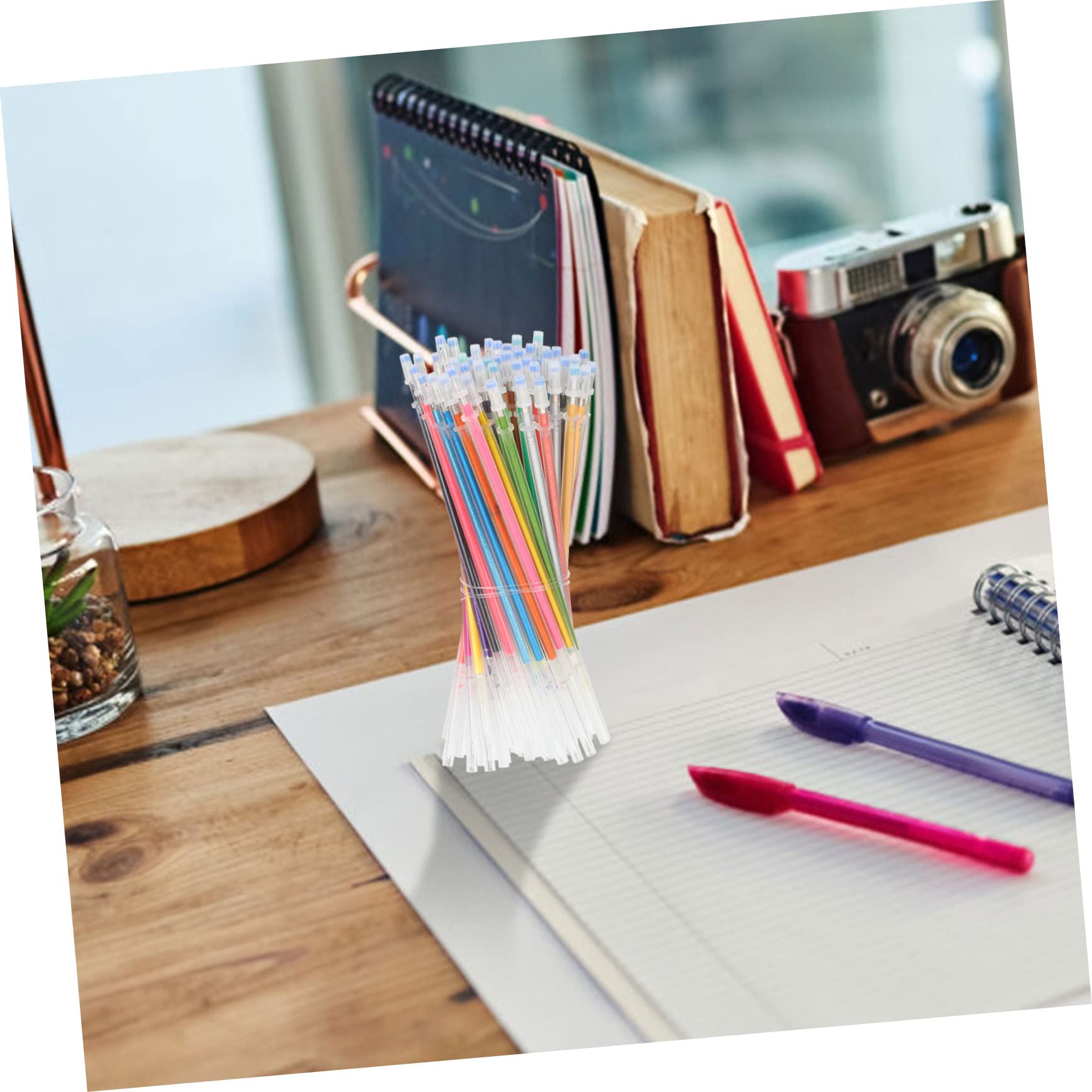 PLAFOPE 252piezas Recargas Para Bolígrafos De Gel De Brillantes Recambios Para Dibujo y Doodling De Papelería Para