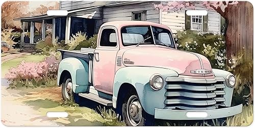 Miniatura 19 de Vanity - Placa de matrícula delantera decorativa - Bonita placa de automóvil fabricada en los Estados Unidos - Placa de metal de aluminio - Placa de