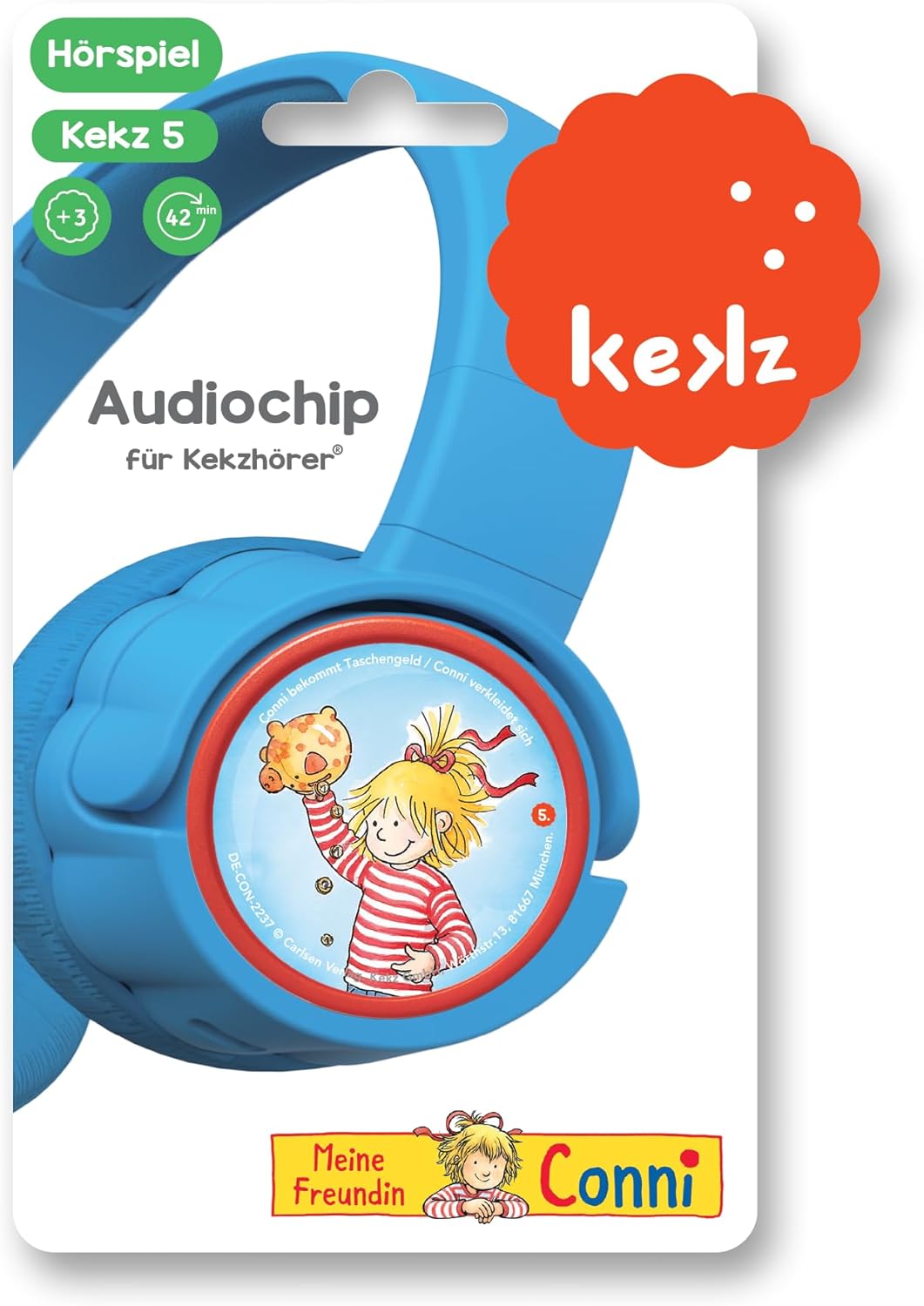 Conni Cookie Listening Audio Chip, Conni - Kekz 5: Conni Receives Pocket Money / Conni Disguises Like A Cookie, Audio Game for Kids Ages 3+ Playtime