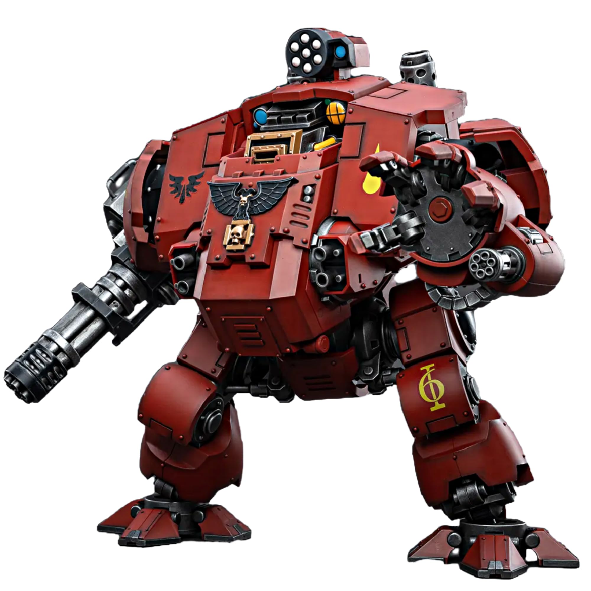 TOYVERSE JOYTOY 1/18 Actionfigur Warhammer 40.000, Blood Angels Redemptor Dreadnought Lorenzo Gabrata, Mobile Gelenke Charaktermodell, 15 Jahre und älter