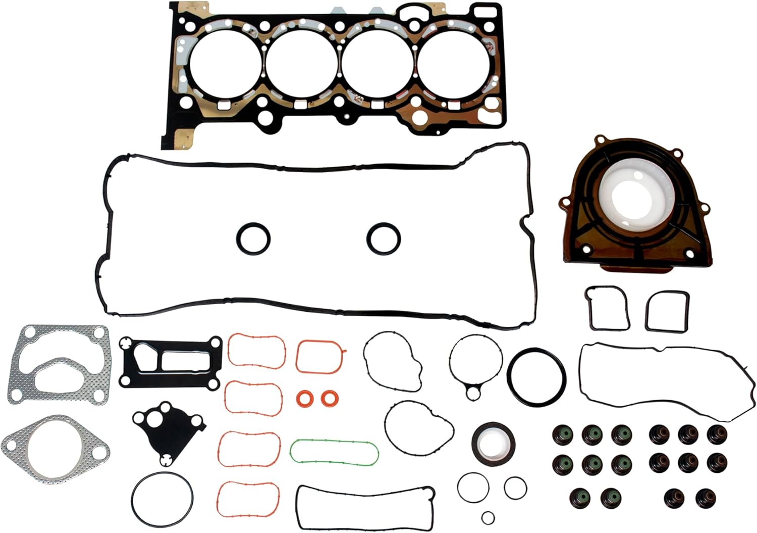DNJ FGS4534 Full Gasket Set for 2015-2020 Ford, Lincoln Edge, Escape, Fusion, MKC, MKZ 2.0L L4 DOHC 16V