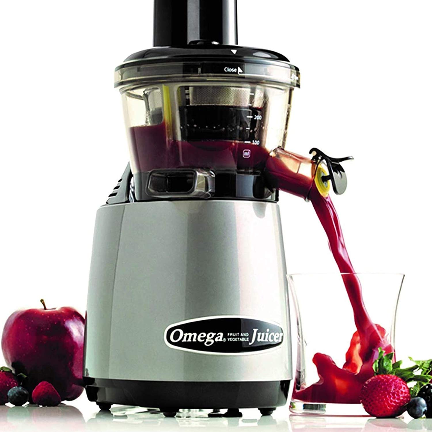 Amazon | Omega Vertical Masticating Hd Juicer W/Tap Vrt400 by