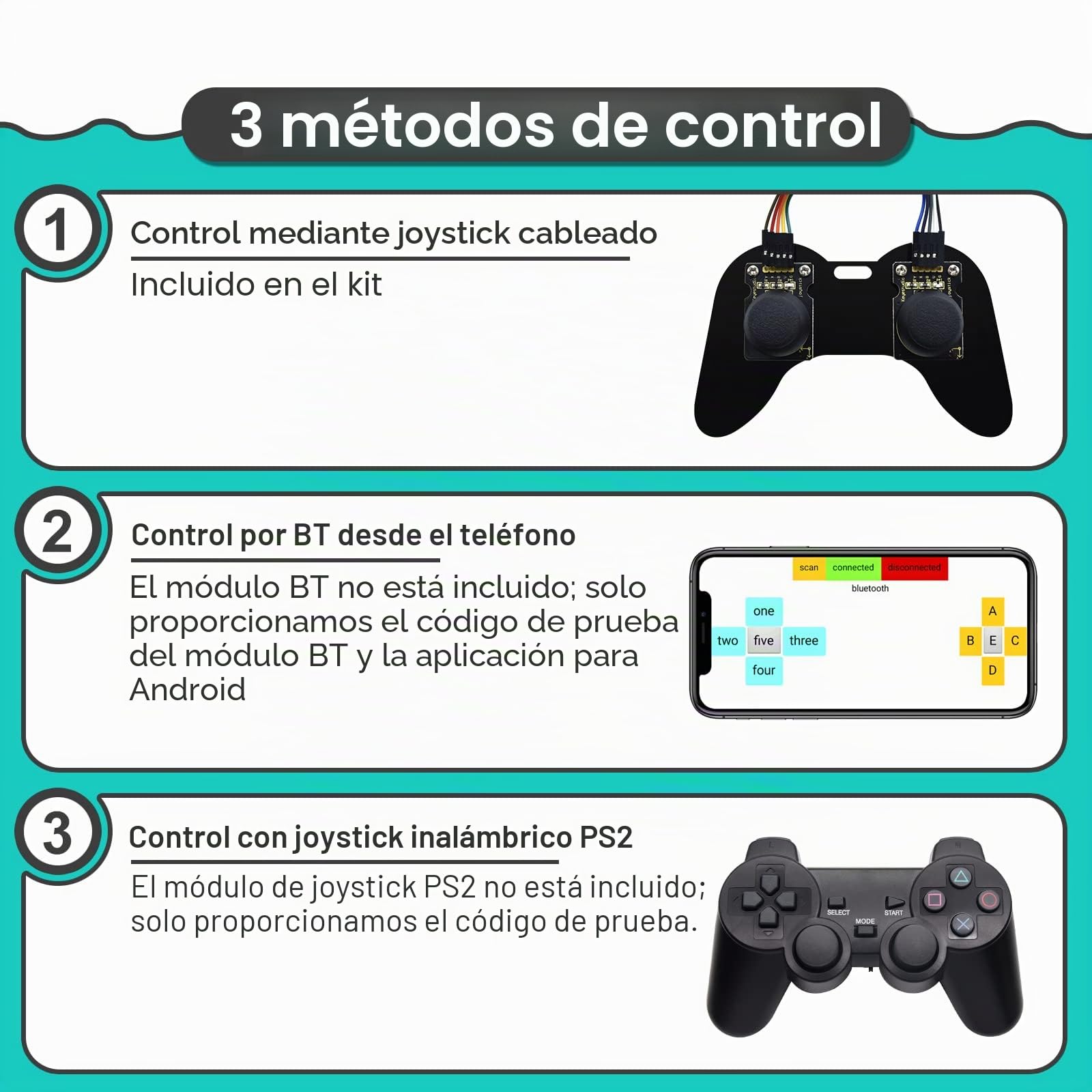 KEYESTUDIO Kit de Modelo de Robot DIY 4-DOF Robot Arm con Mango Kit de Brazo robótico programable de 4 Ejes Compatible con Arduino IDE