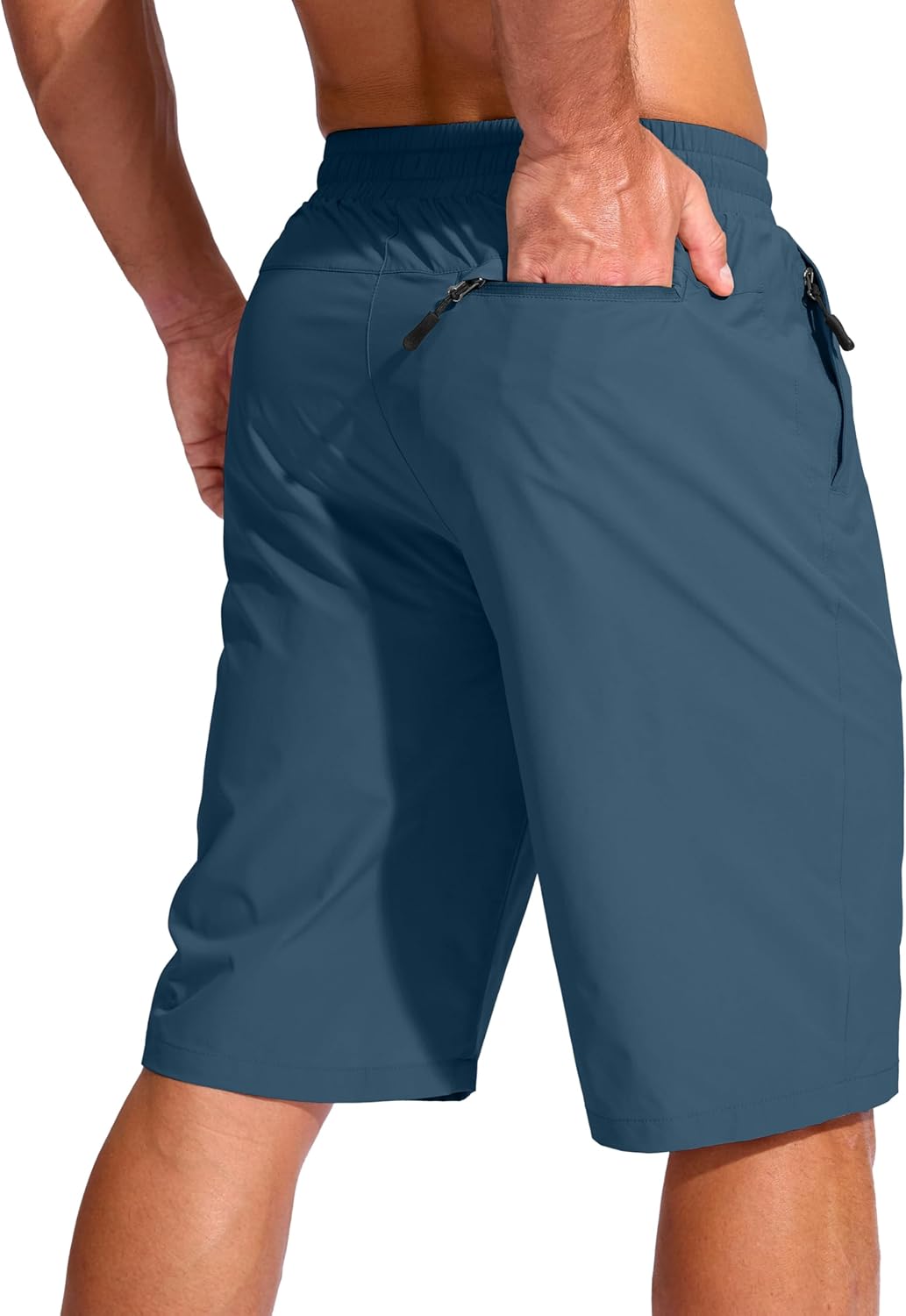 G Gradual Men's 11" Board Shorts with 3 Zipper Pockets Long Swim Trunks Quick Dry Bathing Suit Swimwear Beach Shorts No Liner - Image 2