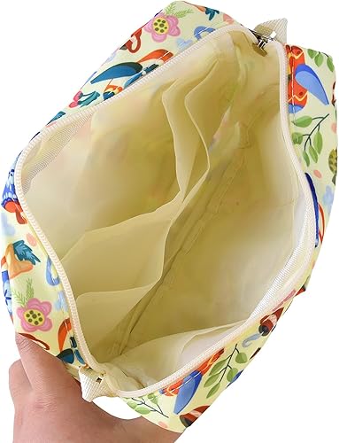 Miniatura 29 de Organizador multifuncional de cartera, bolsa de viaje impermeable con cremallera, estuche de almacenamiento de suministros de diario para cuadernos