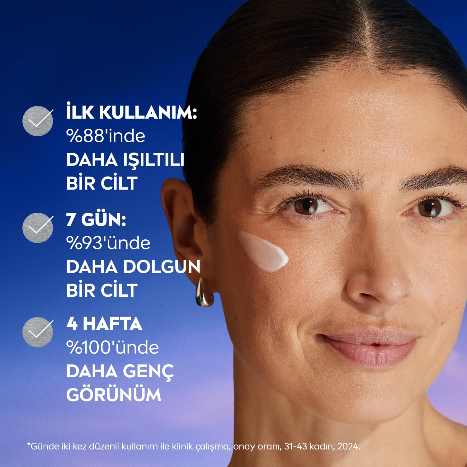 NIVEA Cellular Epigenetics Rejuvenating Yaşlanma Karşıtı Cilt Serumu 30 ml, Dolgunlaştırıcı,Nemlendirici,Sıkıaştırıcı,Hyaluronik Asit