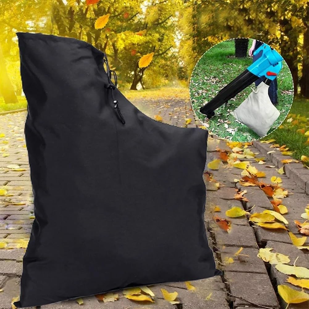 Sac De Ramassage Universel En Oxford 44x60 Cm – Pour Souffleur De Feuilles, Aspirateur Jardin – Argenté
