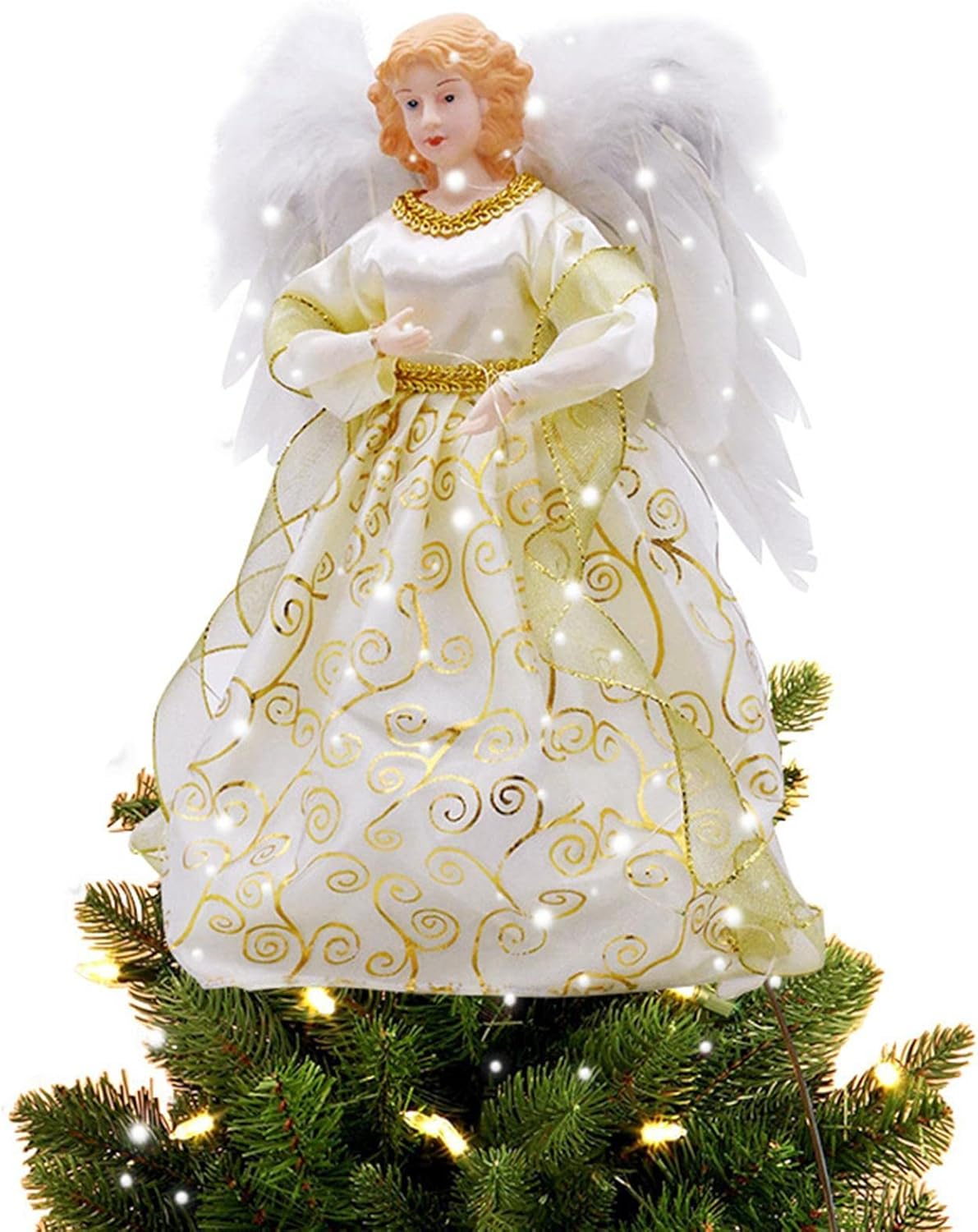 Christmas Angel Tree Topper Light up Angel Christmas Tree Decorations Christmas Tree Topper