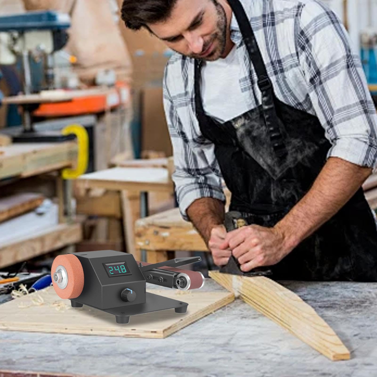 Piccola smerigliatrice da banco, smerigliatrice da banco Levigatrice a
