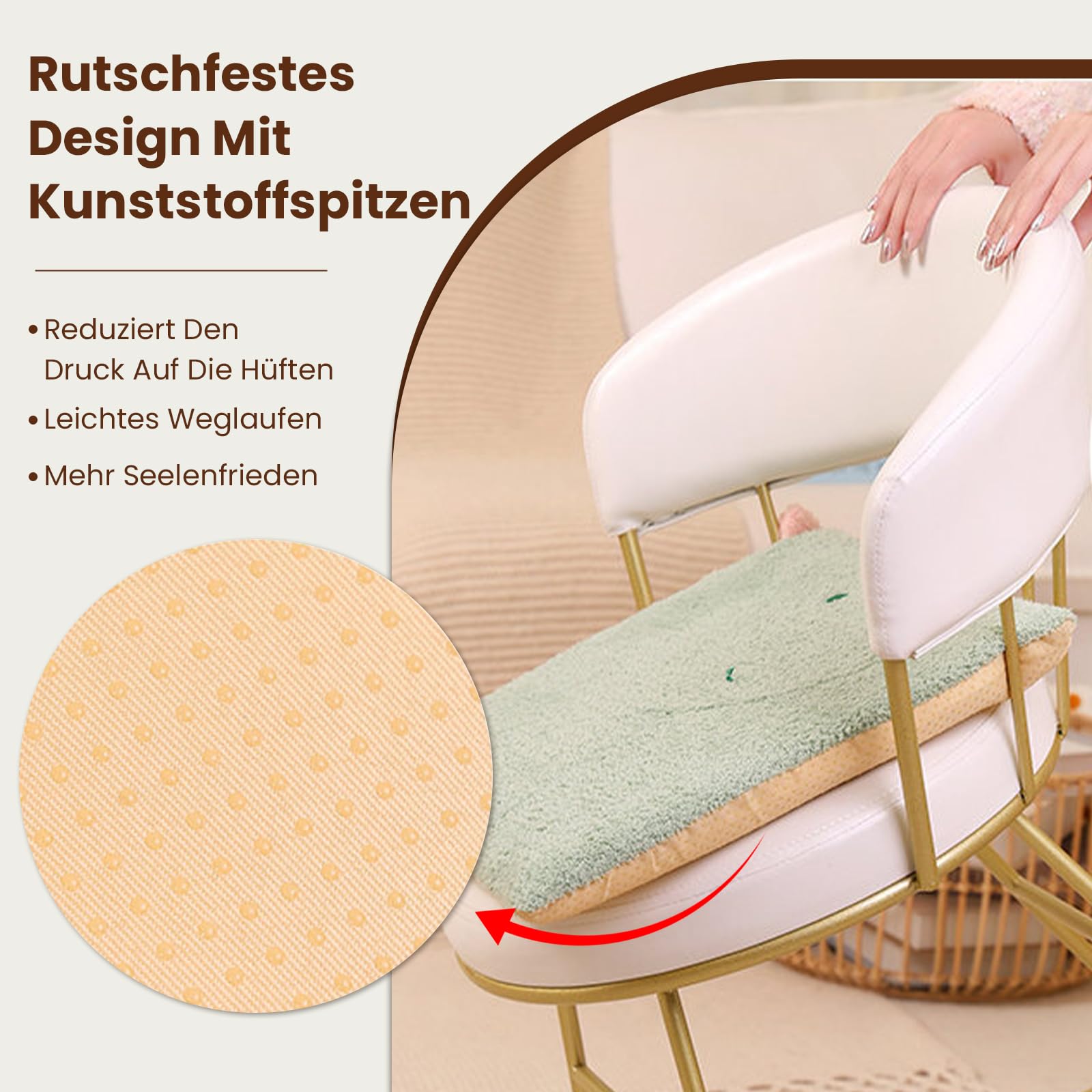 Sarah Duke Cuscino per sedia per bambini, rotondo, in memory foam, per asilo, cameretta dei bambini, decorazione (leone marino)