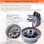 165314 Dishwasher Lower Rack Roller Compatible with Bosch Dishwasher Lower Rack Wheel Replacement Parts 00165314, 00420198, 420198, 423232, AP2802428, PS3439123 (8Pcs)