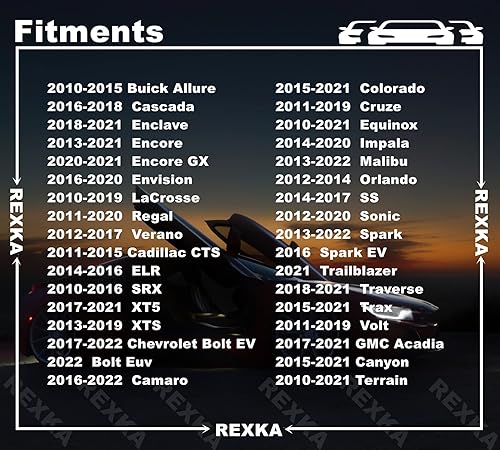 Miniatura 3 de Rexka 15 piezas LiftGate Clip de retención para panel de moldura de puerta para GM 11547574 11610605 Buick Chevy Cadillac GMC Cruze Equinox Malibu