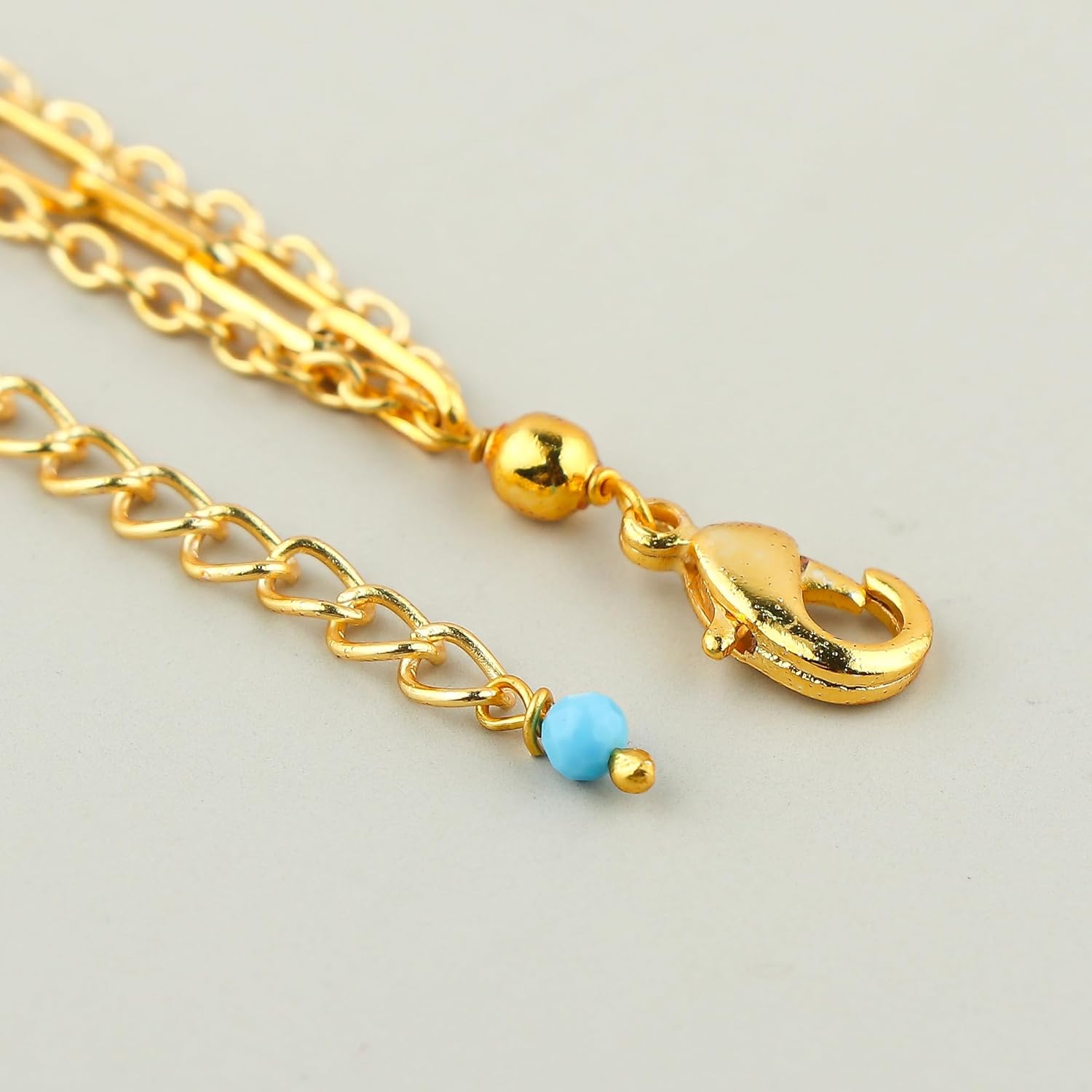 Beads With Pearl 3 Layered Necklaces for Women 14k Gold Plated Dainty Stackable Choker Necklaces for Women Trendy Layering, Cuban Link, Paperclip Chain, For Women Gifts - Image 4